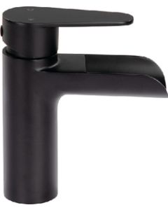 FAUCET WTRFALL BATHRM BLKMATTE