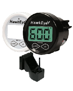 HawkEye DepthTrax 2BX In-Dash Digital Depth and Temp Gauge - Transom Mount - 600' DT2BX-TM