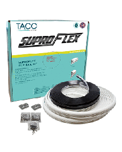 TACO SUPROFLEX RUB RAIL KIT WHITE WITH FLEX CHROME INSERT V11-9990WCM60-2