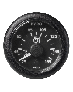 VERATRON 2-1/16" (52MM) VIEWLINE - TEMPERATURE GAUGE A2C59512334