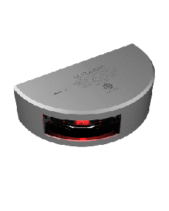 LOPOLIGHT RED PORT SIDELIGHT 2NM 6M CABLE SILVER HOUSING 301-002-6M