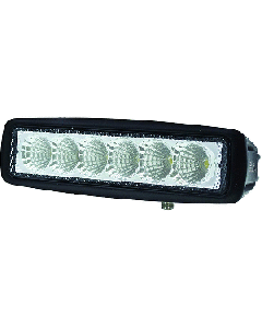 HELLA VALUE FIT BLACK MINI FLOOD LIGHT BAR 6 LED