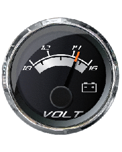 FARIA PLATINUM 2" VOLTMETER (10-16 VDC) 22022