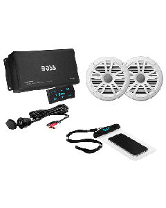 BOSS AUDIO ASK902B.6 PACKAGE W/ BT MC900B AMP W/REMOTE, 2 ASK902B.6