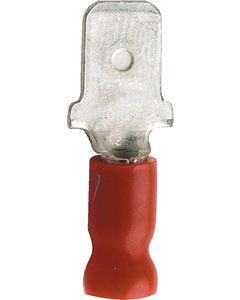 WIRE YEL 1/4 TAB MALE TERM 12-10 C FEMY