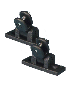 CARVER BLACK DECK HINGE NYLON PAIR 7782B