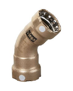 Viega MegaPress 1" 45&deg; Copper Nickel 88100