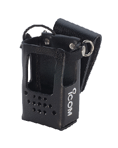 ICOM LEATHER CASE WITH SWIVEL BELT LOOP AND D-RING