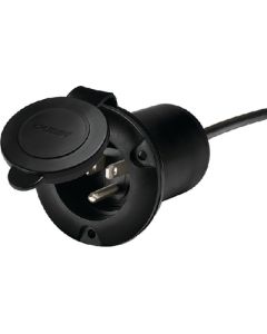 GUEST UNIVERAL AC PLUG HOLDER+ BLACK 150PHB