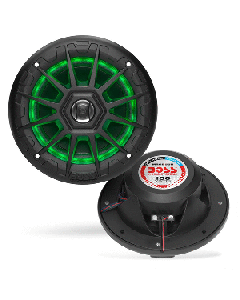 BOSS AUDIO MRGB55B  MARINE SPEAKERS 5.25" BLACK W/ RGB  MRGB55B