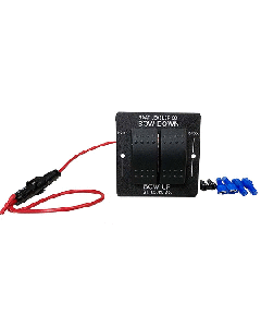 BOAT LEVELER SWITCH WATERPROOF 12725 BLACK/WHITE BUTTONS 12725