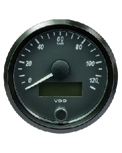 VDO SINGLEVIU 80MM (3-1/8") SPEEDOMETER - 160 MPH A2C3832930030