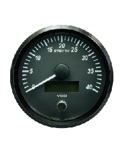 VDO SINGLEVIU 100MM (4") TACHOMETER - 4000 RPM A2C3832800030