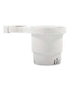 CAMCO RAIL MOUNTED CUP HOLDER SMALL CLAMP WHITE 53086