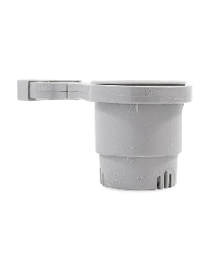 CAMCO RAIL MOPUNTED CUP HOLDER SMALL CLAMP GRAY 53093