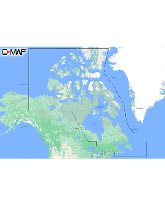 C-MAP CANADA NORTH AND EAST REVEAL COASTAL CHART M-NA-Y209-MS