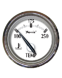 FARIA NEWPORT SS 2" WATER TEMPERATURE GAUGE 25002