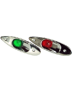 WHITECAP FLUSH MOUNT LED SIDELIGHT 304 SS (PAIR) S-0918LED