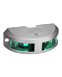 LOPOLIGHT 180 DEGREE GREEN NAV LIGHT 2NM 0.7M CABLE 200-018G2