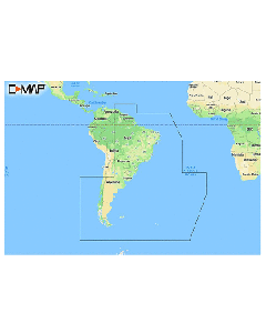 C-MAP SOUTH AMERICA EAST COAST REVEAL CHART M-SA-Y501-MS