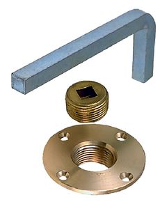 Perko Plug Garboard Drain Bronze PKO 0124000PLB