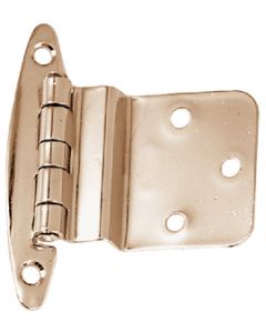 Perko C/P Brass 3/8 Inset Hinges Pr PKO 0271DP0CHR