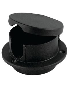 Perko Rope Deck Pipe Plastic Black PKO 1057DP0BLK