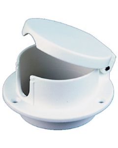 Perko White Plastic Rope Deck Pipe PKO 1057DP0WHT