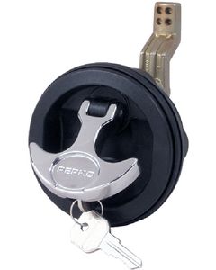 Perko T  Handle Flush Lock-Black PKO 1091DP1BLK