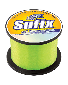 SUFIX SUPERIOR 15LB 7410YDS HI-VIS YELLOW MONOFILAMENT 647-615