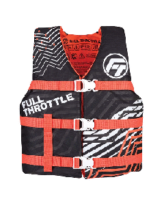 FULL THROTTLE YOUTH NYLON LIFE JACKET - PINK/BLACK 112200-105-002-22