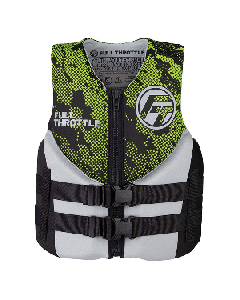 FULL THROTTLE JUNIOR HINGED NEOPRENE LIFE JACKET 142400-400-009-22