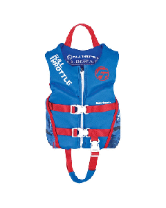 FULL THROTTLE CHILD RAPID DRY FLEX-BACK LIFE JACKET - BLUE 142500-500-001-22