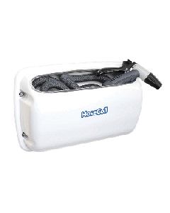 HOSECOIL GRAY SIDE MOUNT 50' EXPANDABLE W/ SHUT OFF VALVE HCE50SW-GRAY