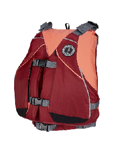 MUSTANG WOMEN'S MOXIE FOAM VEST M/L MERLOT-CORAL MV807MMS-857-M/L-253