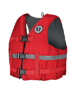 MUSTANG LIVERY FOAM VEST XL/XXL RED MV701DMS-4-XL/XXL-216