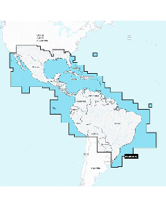 NAVIONICS NASA004L MEXICO CARIBBEAN TO BRAZIL 010-C1364-30