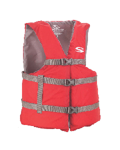STEARNS STEARNS CLASSIC SERIES ADULT RED UNIVERSAL LIFE JACKET 2159438