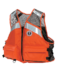 Mustang Industrial Mesh Vest - Orange - MV1254T1-2-XXL/XXXL-216