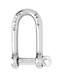 Wicahrd Self-Locking Long D Shackle - Diameter 5mm - 3/16"