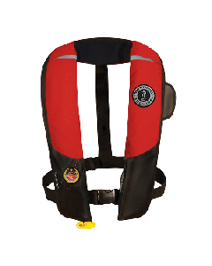 MUSTANG PILOT 38 MANUAL INFLATABLE PFD RED-BLACK MD3181-123-0-202