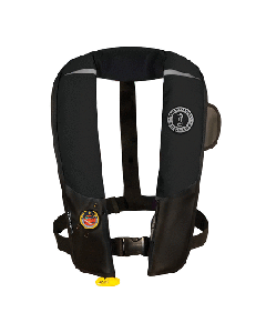 MUSTANG PILOT 38 MANUAL INFLATABLE PFD BLACK MD3181-13-0-202