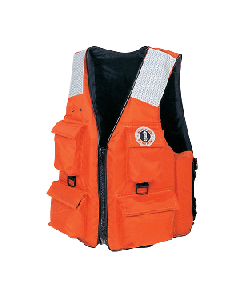 Mustang 4-Pocket Flotation Vest - Orange MV3128T2-2-XXL-216