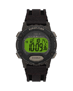 TIMEX EXPEDITION CAT5 BROWN RESIN CASE / BROWN/BLACK BAND TW4B24500