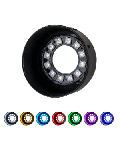 SEA DOG LED ROD HOLDER CAP LIGHT 2" DIAMETER 325188-1