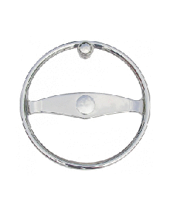 SCHMITT & ONGARO 15-1/2" WHEEL STAINLESS W/ KNOB 3/4" TAPER 50003