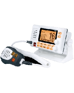 UNIDEN UM725 WHITE FIXED MOUNT VHF WITH GPS AND BLUETOOTH UM725GBT