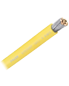 PACER YELLOW 4 AWG BATTERY  CABLE SOLD BY THE FOOT WUL4YL-FT