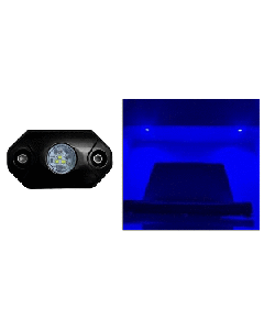 BLACK OAK ROCK ACCENT LIGHT BLUE LED BLACK HOUSING RL-B