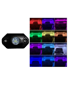 BLACK OAK ROCK ACCENT LIGHT RGB LED BLACK HOUSING RL-RGB